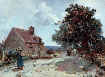 ヌヴェール周辺 作： Johan Barthold Jongkind