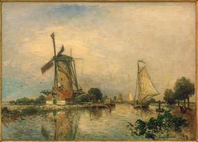 Bei Overschie 作： Johan Barthold Jongkind