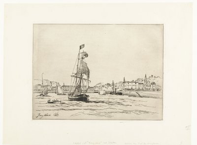 オンフルールの港 作： Johan Barthold Jongkind