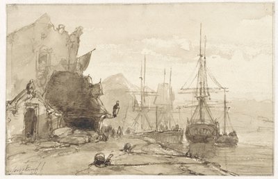 海外のハーバービュー 作： Johan Barthold Jongkind