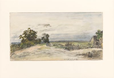 ヌヴェール近郊の風景 作： Johan Barthold Jongkind