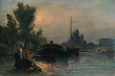 月光、c1870、1903 作： Johan Barthold Jongkind