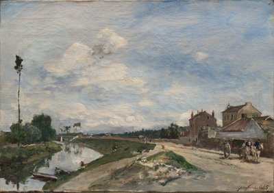 バス・ムードンのセーヌ川 作： Johan Barthold Jongkind