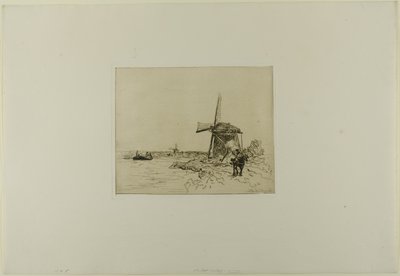 6枚の銅版画からなるオランダの風景画集「The Towpath 作： Johan Barthold Jongkind
