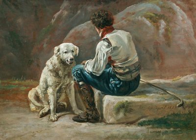 白い犬とイタリアン 作： Johan Christian Dahl