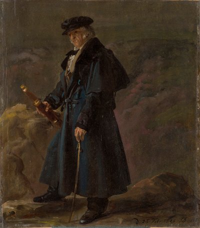 ""ポーランドの将軍KarolKniaziewiczの肖像 作： Johan Christian Dahl