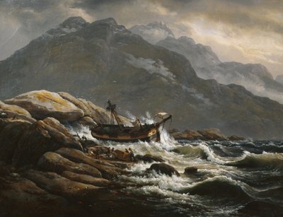 難破船 作： Johan Christian Dahl