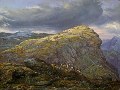 FilefjellのStugunøset 作： Johan Christian Dahl