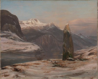 ソグネフィヨルドの冬 作： Johan Christian Dahl
