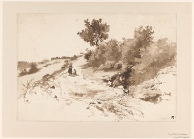 フランスの丘陵風景 作： Johan Daniël Koelman