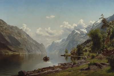 ハダンゲルフィヨルドから 作： Johan Fredrik Eckersberg