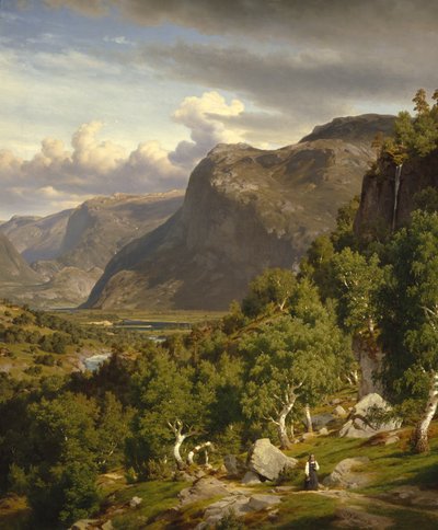ハリンダルのネスから 作： Johan Fredrik Eckersberg