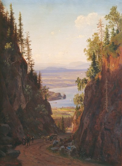 クロクレイヴァからの風景 作： Johan Fredrik Eckersberg