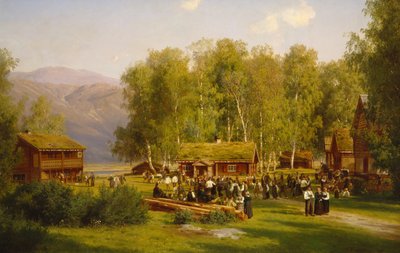 真夏の饗宴 作： Johan Fredrik Eckersberg