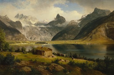Romsdalshorn 作： Johan Fredrik Eckersberg