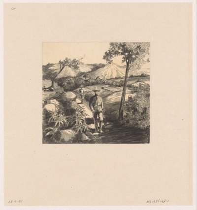 二人の兵士 作： Johan Gerard Sinia