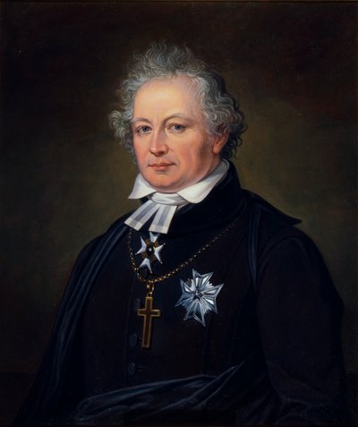 Esaias Tegnér、スウェーデンの詩人、司教、19 世紀 作： Johan Gustaf Sandberg
