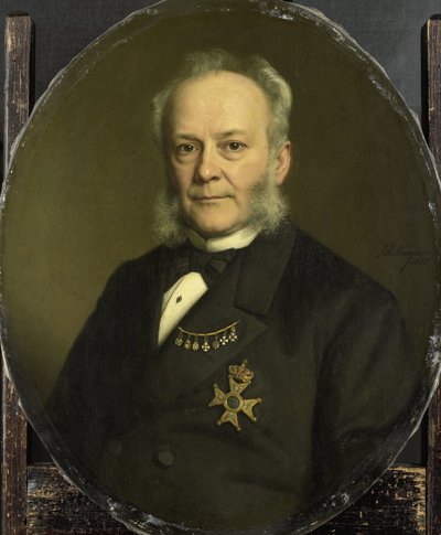 ピーター・ミジャー (1812-81)。 オランダ領東インド総督 作： Johan Heinrich Neuman