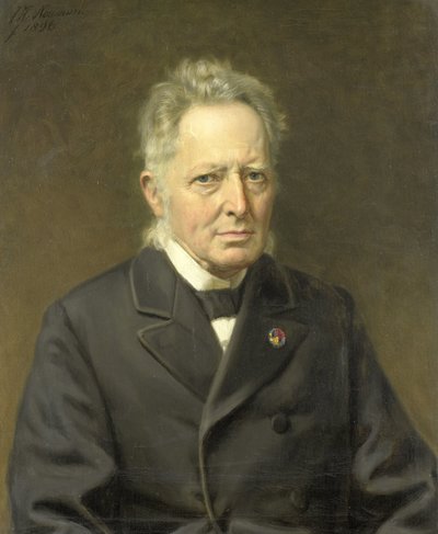 Jan Heemskerk Azn (1818-1897) の肖像 作： Johan Heinrich Neuman