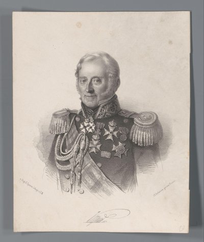 Jan Coenraad Koopmanの肖像 作： Johan Hendrik Hoffmeister