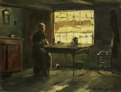 農民のインテリア 作： Johan Hendrik Weissenbruch