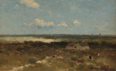 砂丘の風景 作： Johan Hendrik Weissenbruch