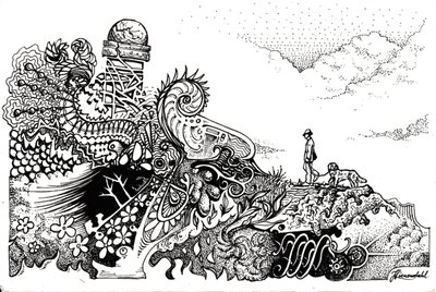 友人と歩む、風変わりな小道 作： 