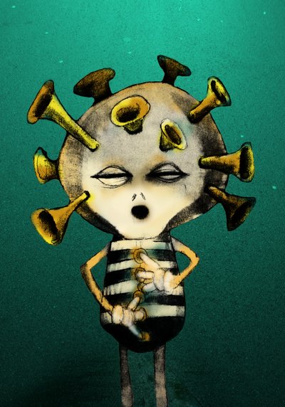 ジャズプレイヤー、2013年（デジタル） 作： Johan Lilja