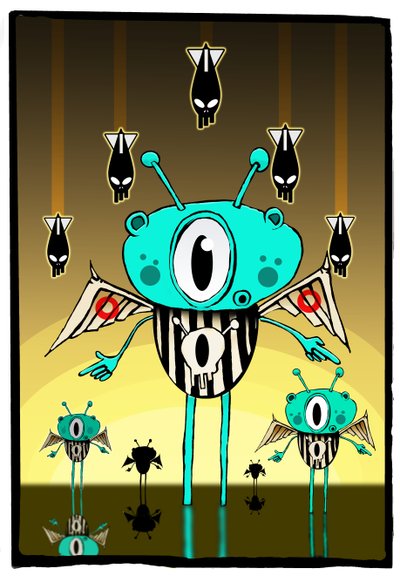 チームエイリアン、2012年（イラスト） 作： Johan Lilja