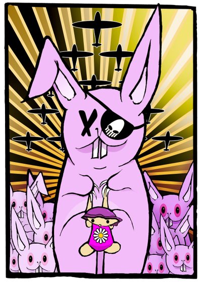 うさぎ、2012年（デジタルペインティング） 作： Johan Lilja