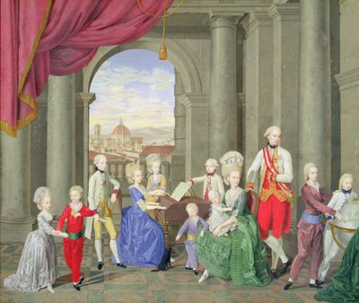 ピーターレオポルド家、トスカーナ大公（1747-92）、後にレオポルド2世、神聖ローマ皇帝、1782年 作： Johan Moll