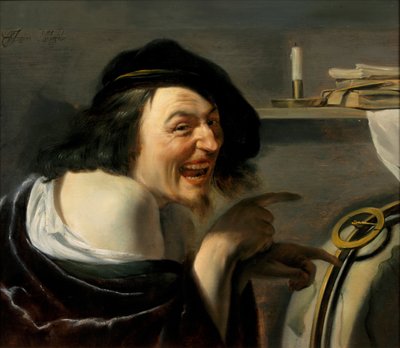 デモクリトス、1630 作： Johan Moreelse