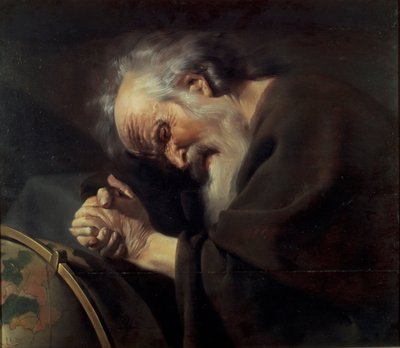 ヘラクレイトス、1630年 作： Johan Moreelse
