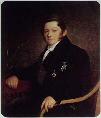 ジョン・ヤコブ・ベルゼリウス（1779-1848）1843 作： Johan Olaf Sodermark
