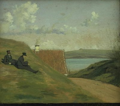 フレデリクスヴァーク近くの沈んだ道 作： Johan Thomas Lundbye
