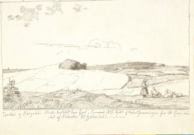 Liber Veritatis。 1834年以降のルンバイの絵に続く素描と水彩 作： Johan Thomas Lundbye