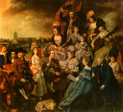 「シャープファミリー」、1779-1781、1942。 作： Johan Zoffany