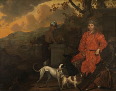 Philippus Baldaeus と Gerrit Mossopotam の肖像 Philippus Baldaeus と助手の Gerrit Mosopatam 作： Johan de la Rocquette