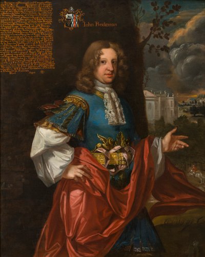プリクナッシュのジョン・ブリッジマンの肖像（c.1655-1729）、c.1680-1711（キャンバスに油彩） 作： Johann (attr.to) Closterman