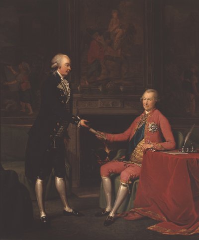 ヒューの肖像 作： Johann (circle of) Zoffany