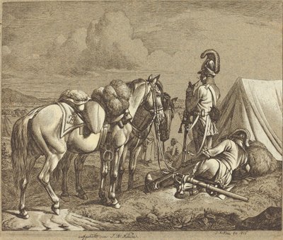 オーストリア竜騎兵 作： Johann Adam Klein