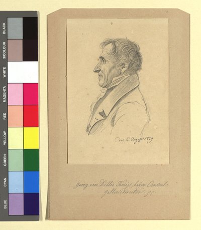 ゲオルク・フォン・ディリス（1759-1841年）、画家、画廊館長 作： ヨハン・アダム・クライン