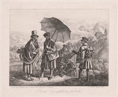 アーティストの旅路 作： Johann Adam Klein