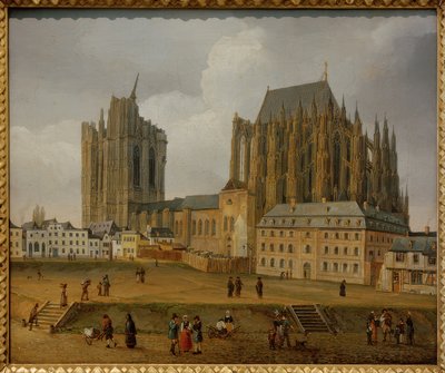南東からケルン大聖堂 作： Johann Adolf Lasinsky