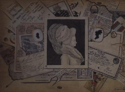 版画、カード、ドキュメントのだまし絵 作： Johann Adolph Opitz