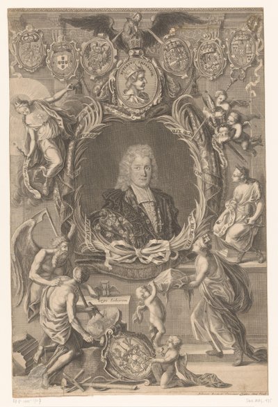 Alexander Sigismund Paltsgraaf van Neuburgの肖像 作： Johann August Corvinus