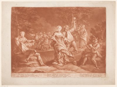 野外ダンスパーティー 作： Johann Baptist Enzensberger