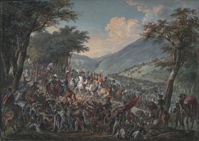 1825年7月、アレクサンドル1世とその側近はヴォージュ山脈を通過しました。 作： Johann Baptist Hoechle