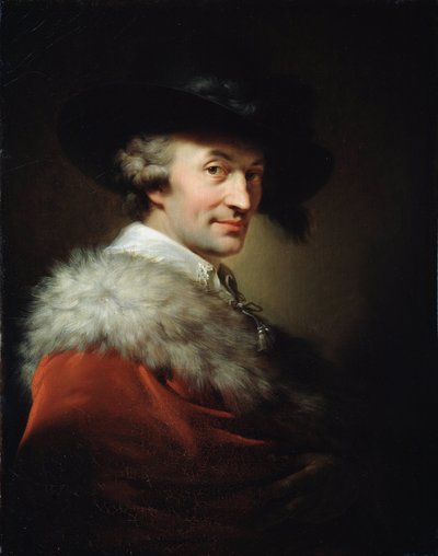 建築家ラトゥールの肖像。 Johann Baptist Von Lampi the groin（1751-1830）による絵画、キャンバスに油彩 作： Johann Baptist I Lampi