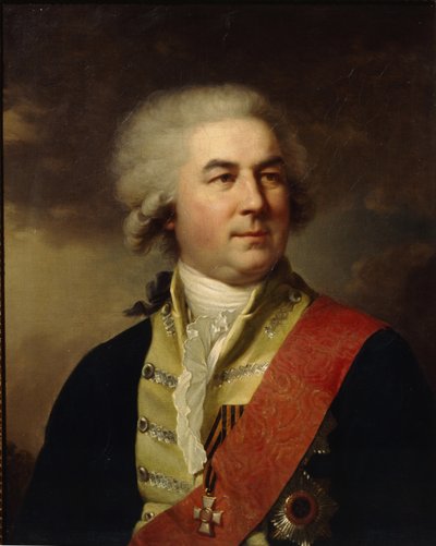 ピョートル・ザヴァドフスキー伯爵の肖像 1739–1812 作： Johann Baptist Lampi the Younger